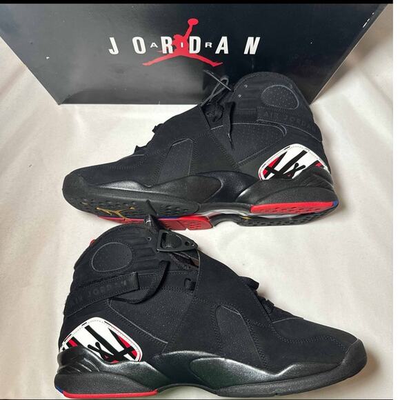 Size 13 - Nike Air Jordan 8 Retro Playoff 2023 Men's Shoes - Picture 3 of 11